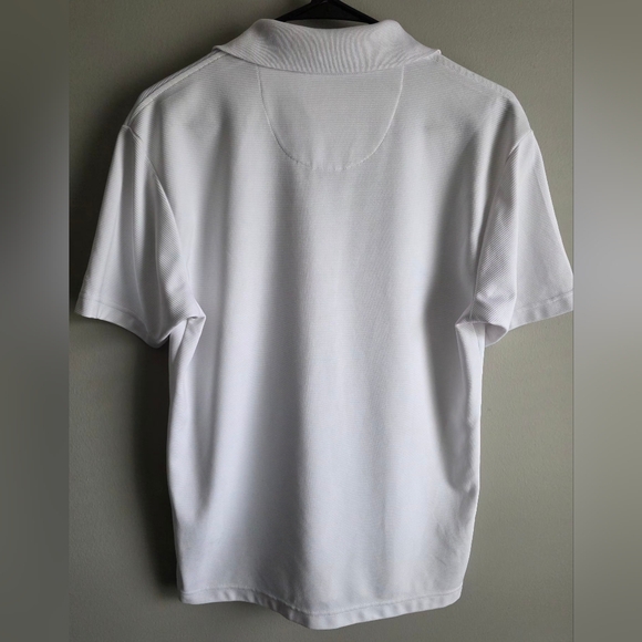 Ben Hogan Performance White Polo Shirt, Golf Athletic Short Sleeve, Size Small - Picture 2 of 4